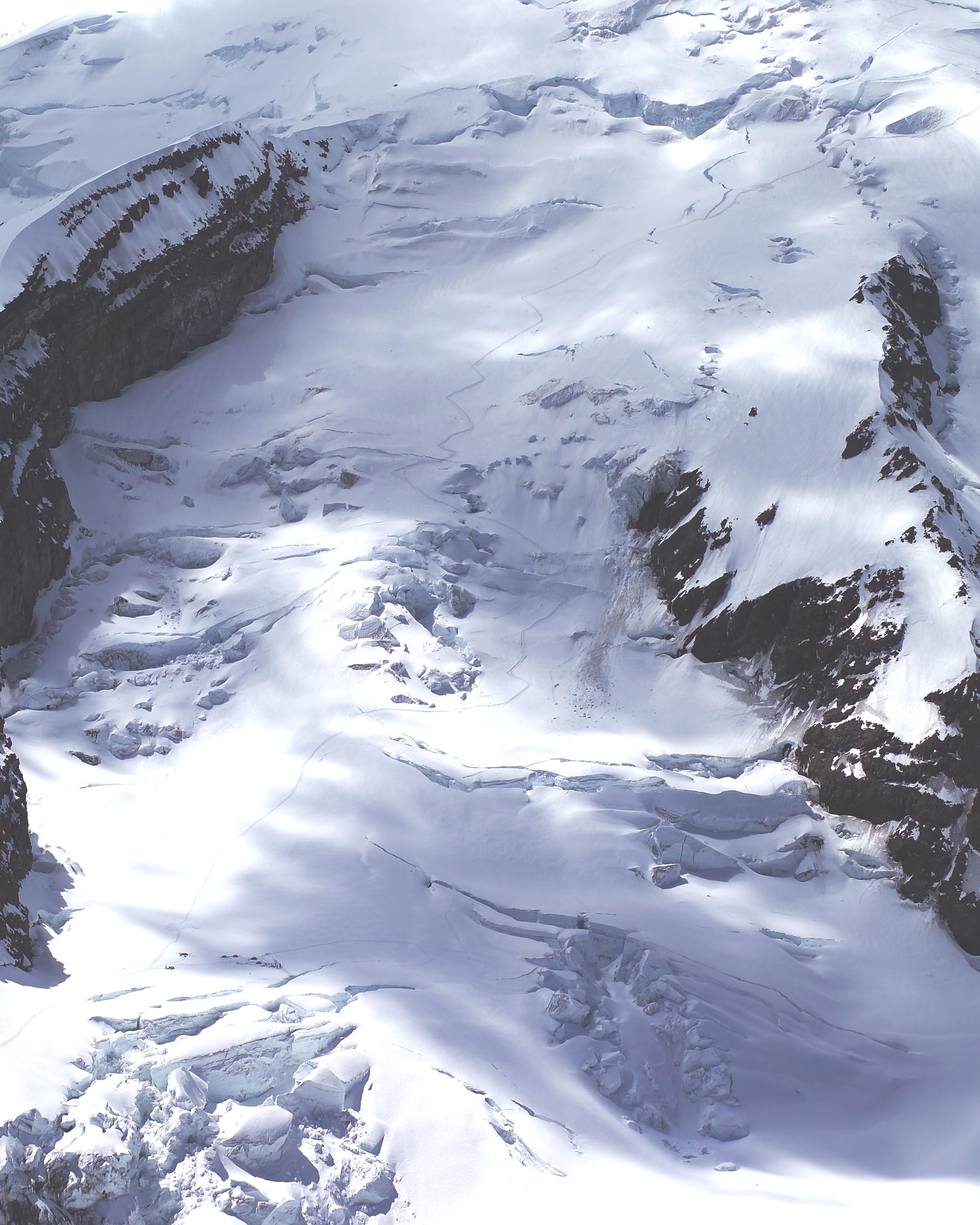 Aerial Photo of Ingraham Glacier
