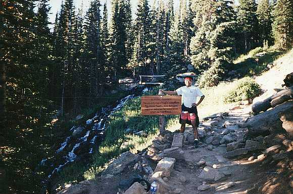 Stream along the trail (elev. 10,500 ft)