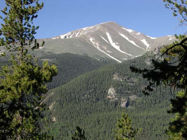 View of Mount Elbert