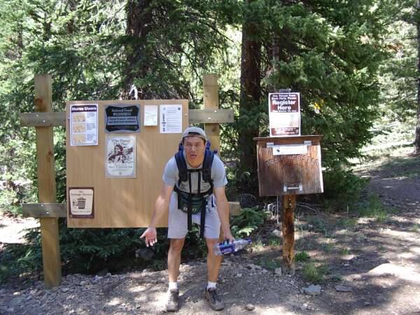 Back at North Halfmoon Trailhead