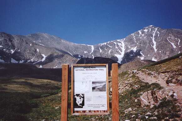 View of Grays and Torreys