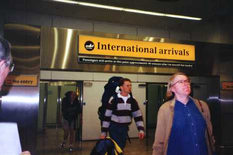Arrival in Heathrow