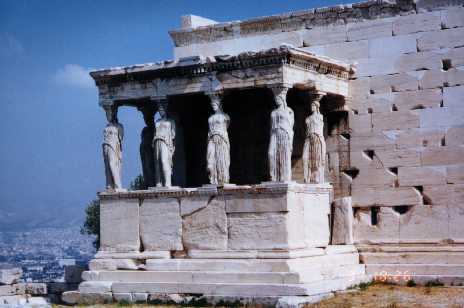 Caryatides at Erechtheion